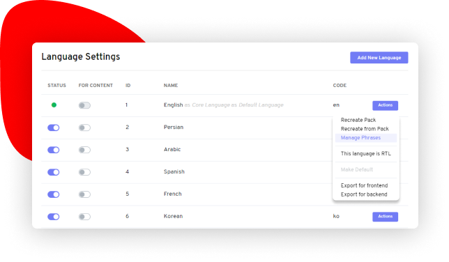 Language Setting